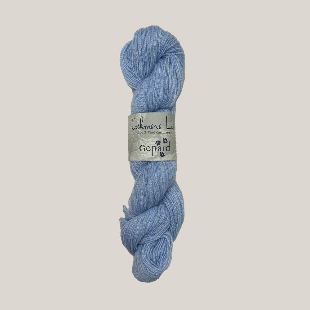 Gepard Cashmere Lace 712B Lys Blå Meleret