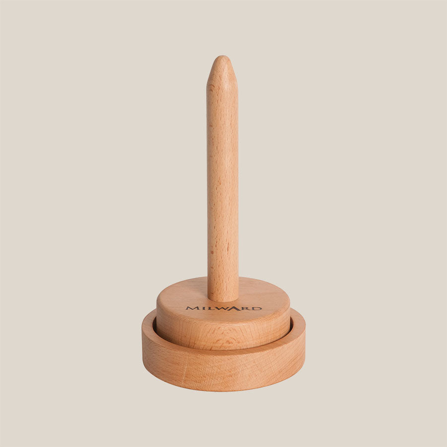 Garnholder i træ