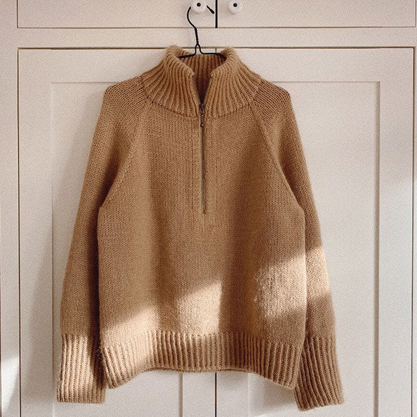 Zipper Sweater Dame - Garnkit