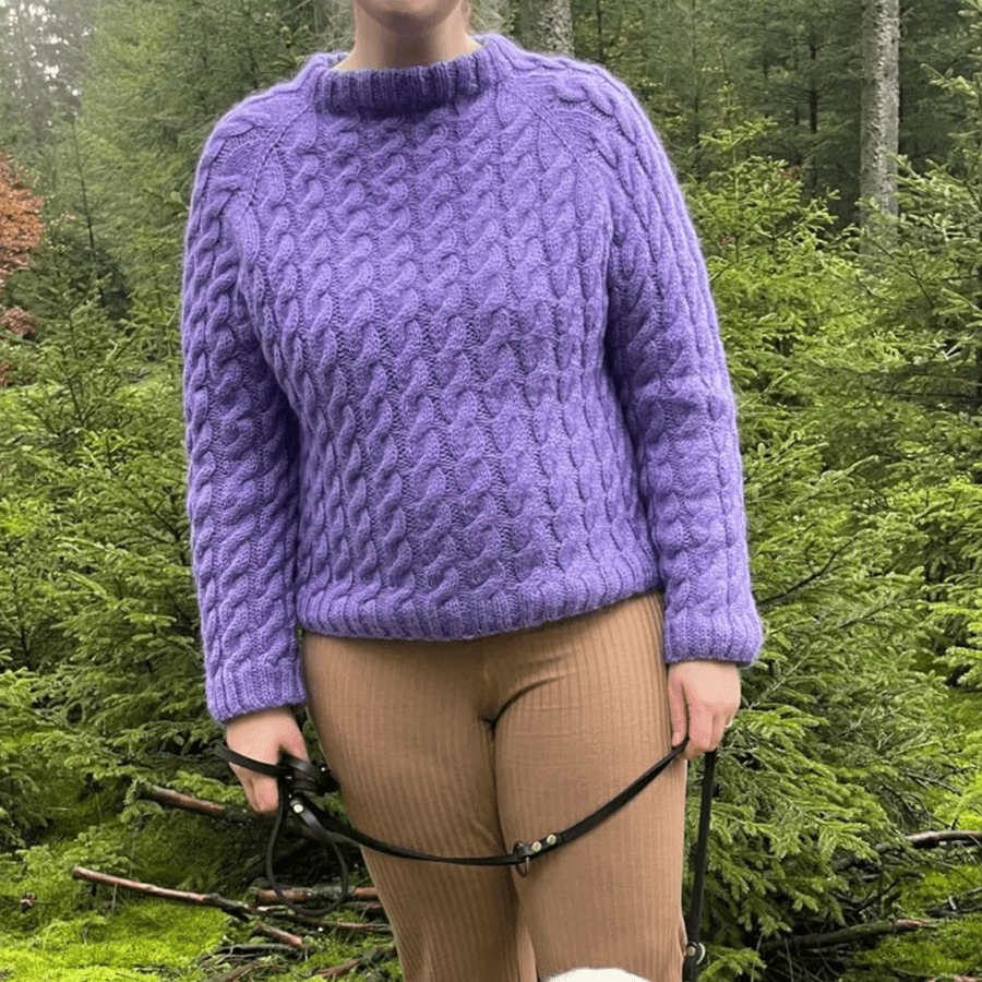 Easy Cable Sweater - Garnkit