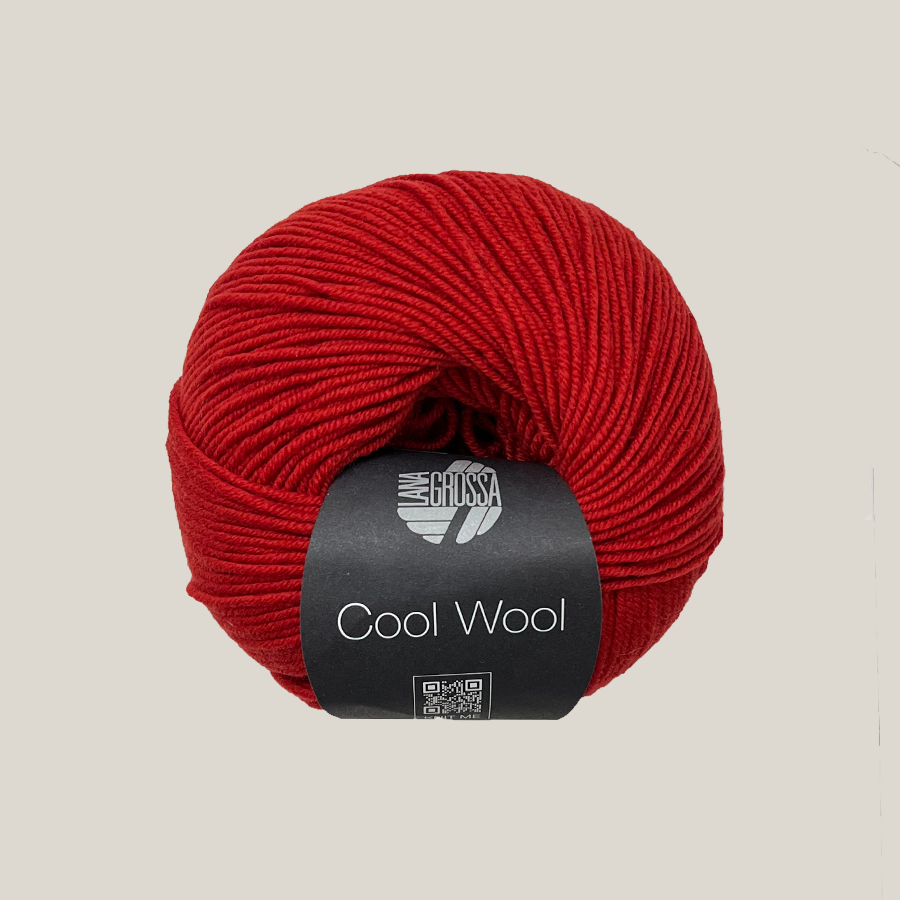 Lana Grossa Cool Wool 0514 Mørk Rød