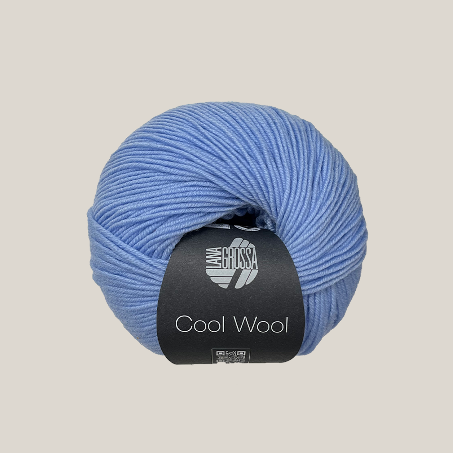 Lana Grossa Cool Wool 0430 Lys Blå