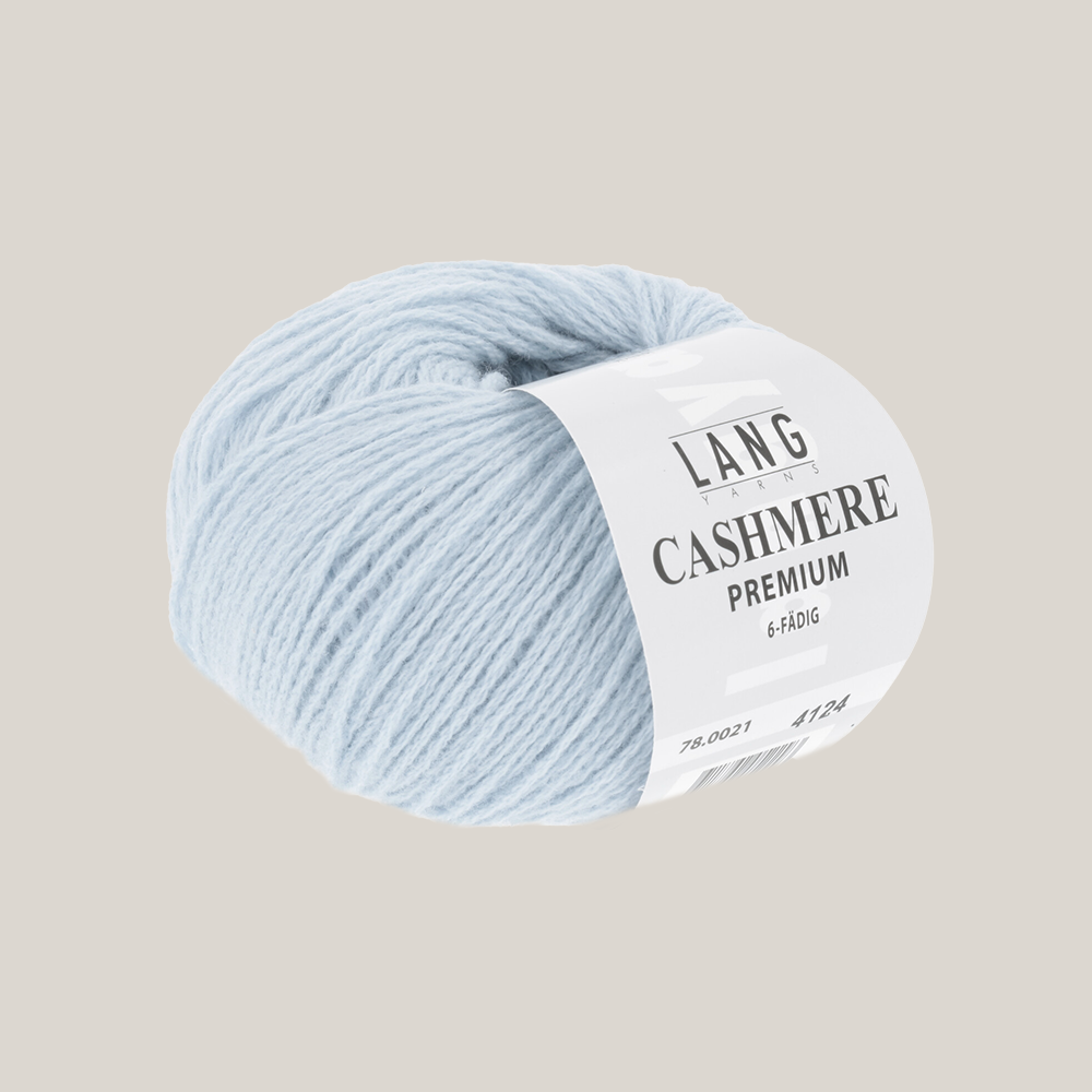Lang Yarns Cashmere Premium – luksuriøst 100 % cashmeregarn, ekstra blødt og perfekt til eksklusive strikkeprojekter som huer, halstørklæder og babystrik. strikkepind  millimeter til 3,5 millimeter. Farve 0021