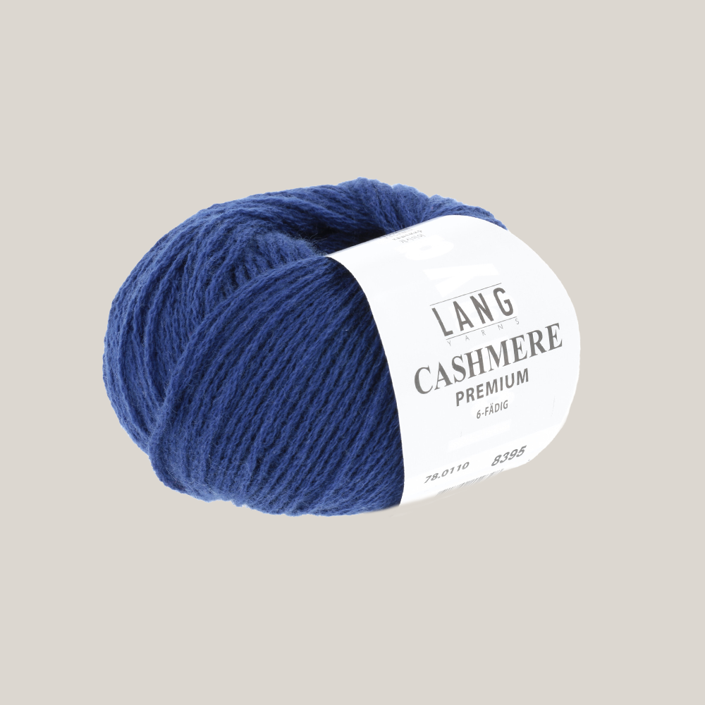 Lang Yarns Cashmere Premium – luksuriøst 100 % cashmeregarn, ekstra blødt og perfekt til eksklusive strikkeprojekter som huer, halstørklæder og babystrik. strikkepind  millimeter til 3,5 millimeter. Farve 0110