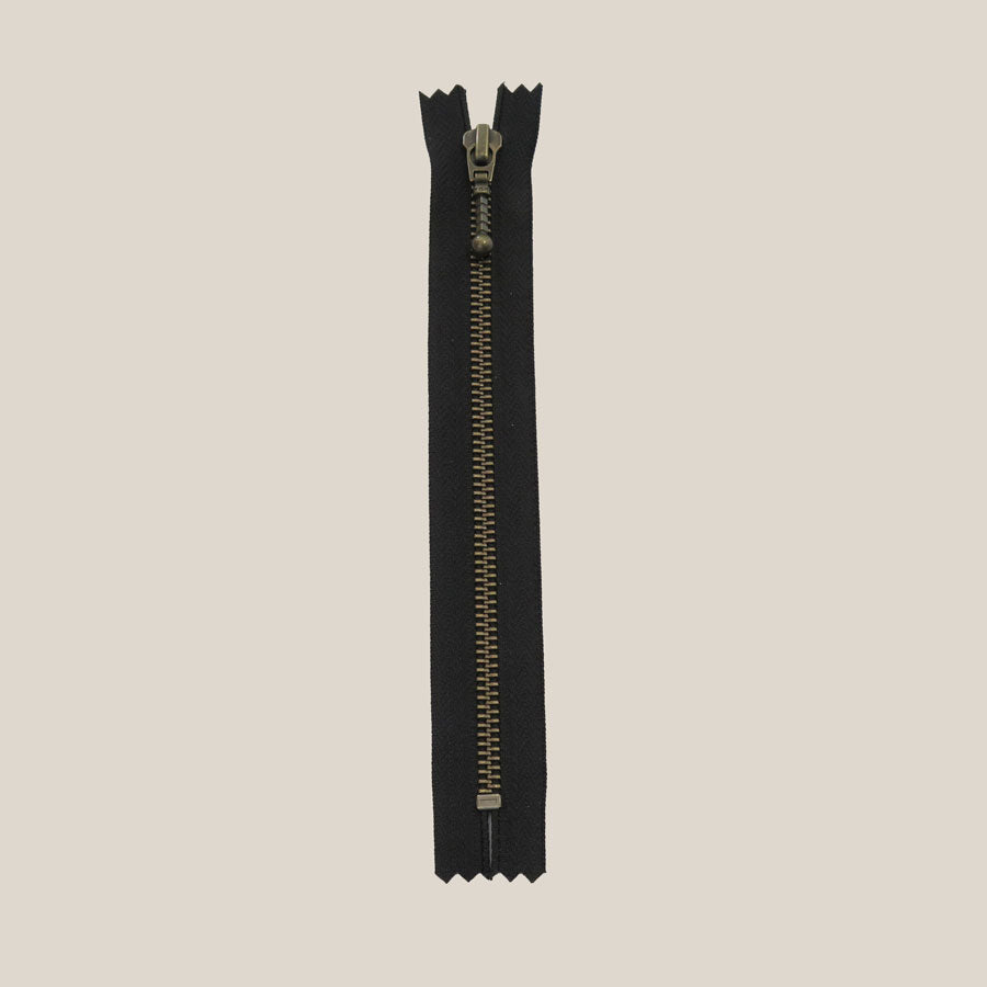 Lynlåse, 6 mm - Antik messing - 20 og 35 cm