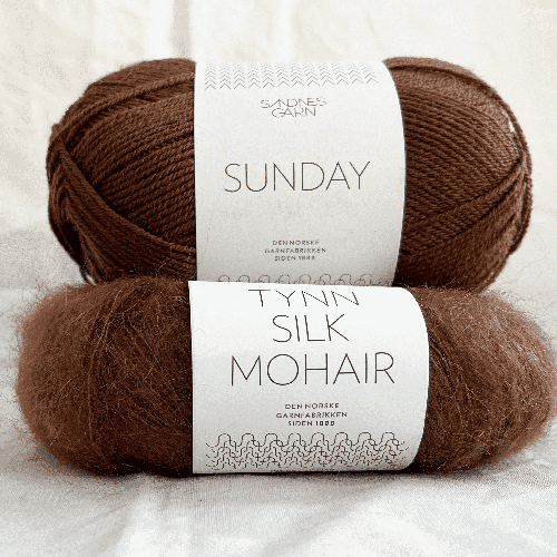Formation Sweater - Sandnes Sunday + Sandnes Thin Silk Mohair