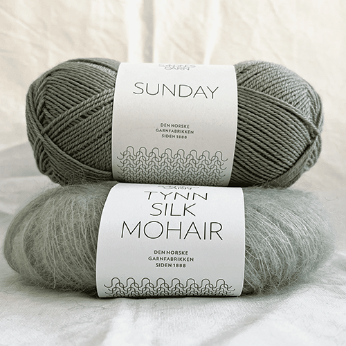 Ballonsweater - Sandnes Sunday + Tynn Silk Mohair