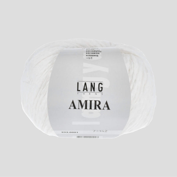 Lang Yarn I Amira garn 0001 - Blødt kabelspundet bomuldsgarn fra Lang Yarn