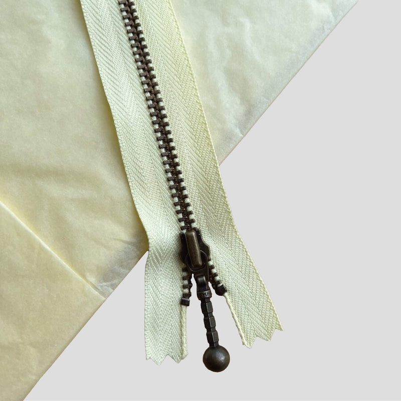 Petiteknit 17 cm Zipper Citronfromage