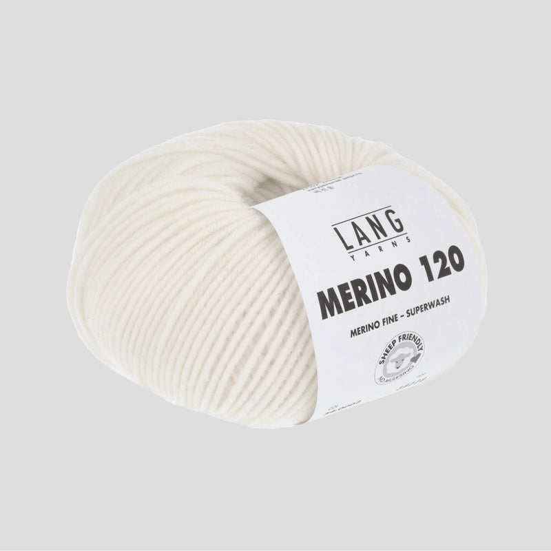 Lang Yarn I Merino 120 0002 - Køb Merinould garn fra Lang Yarn 