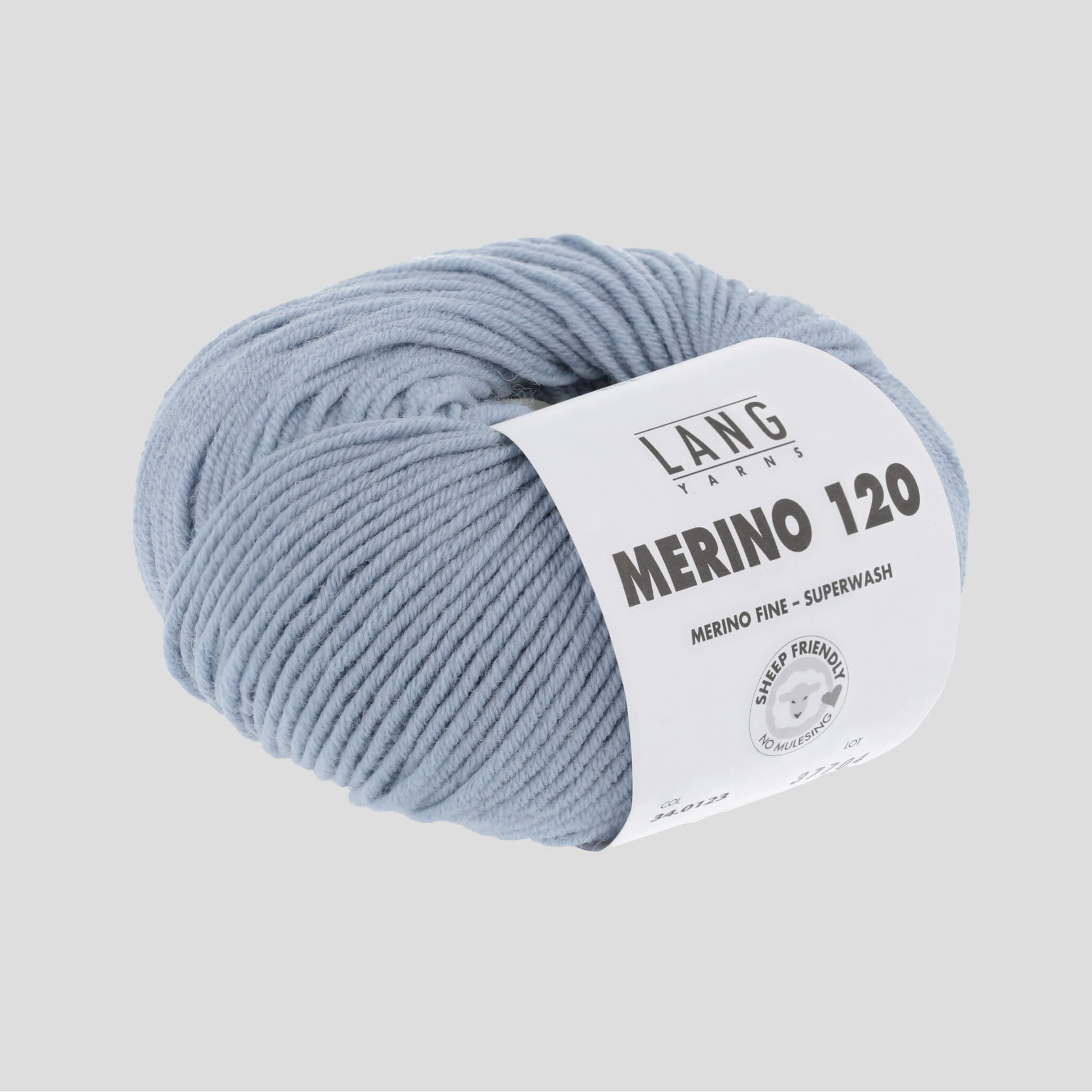 Lang Yarn I Merino 120 - Køb Merinould garn fra Lang Yarn 0123. Godt alternativ til Isager Jensen