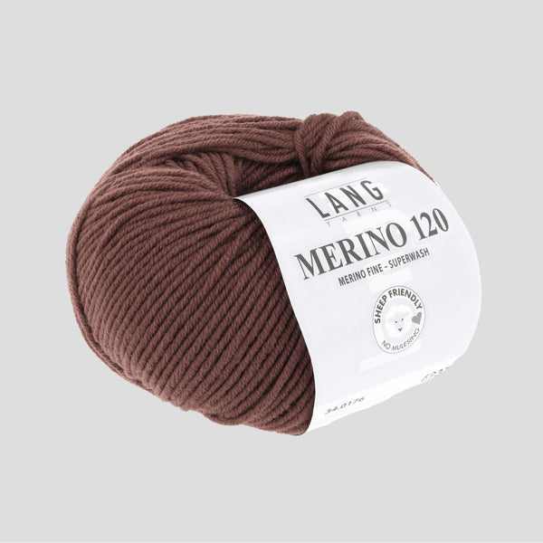 Lang Yarn I Merino 120 - Køb Merinould garn fra Lang Yarn 0176. Godt alternativ til Isager Jensen