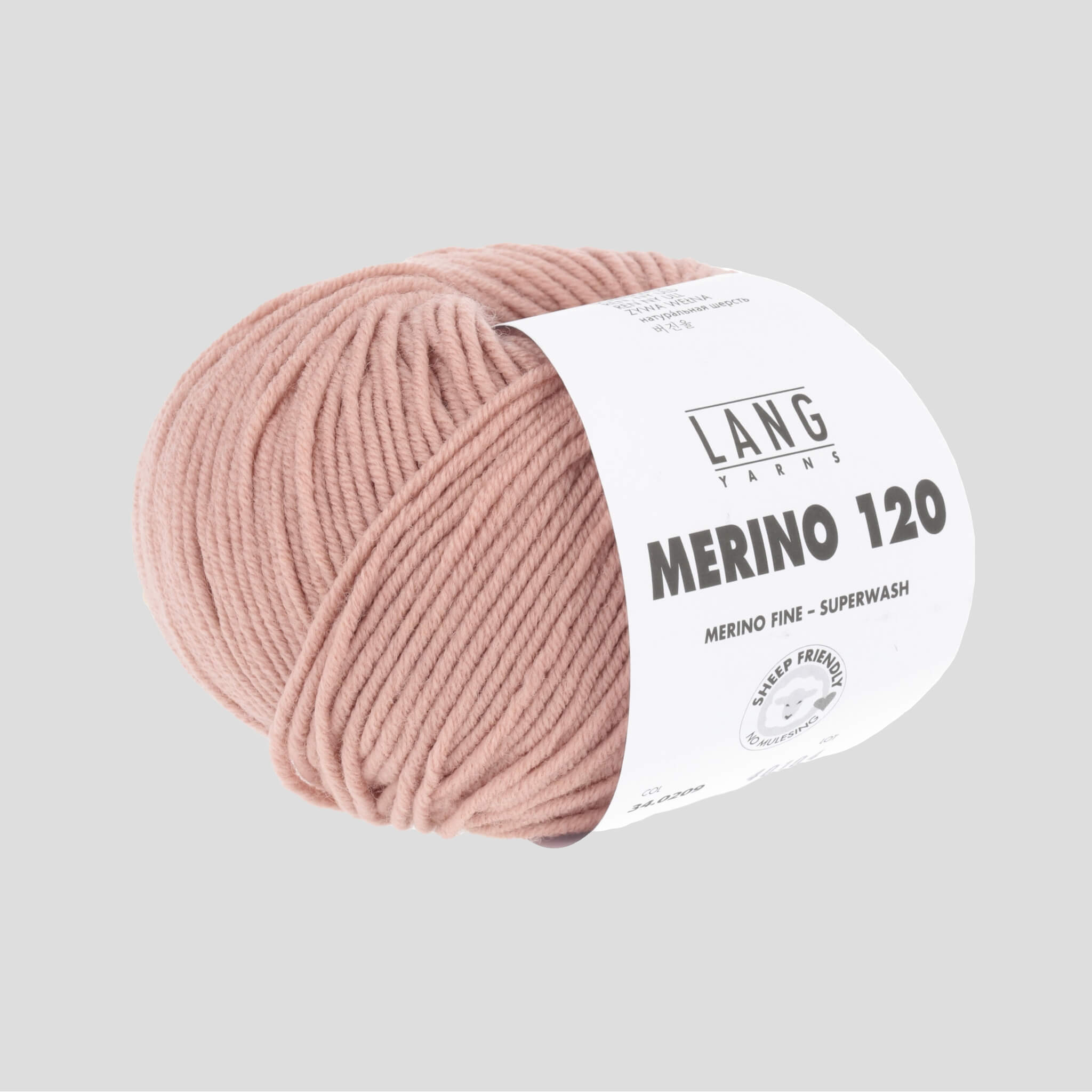 Lang Yarn I Merino 120 - Køb Merinould garn fra Lang Yarn 0209. Godt alternativ til Isager Jensen