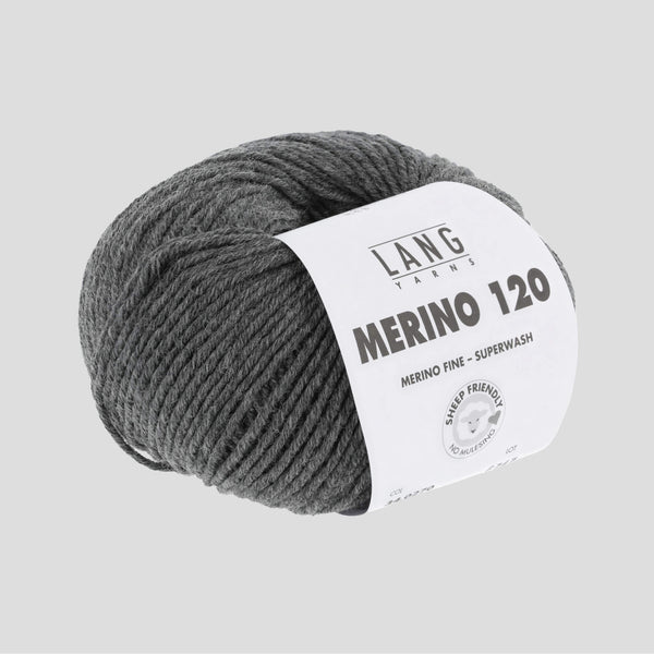 Lang Yarn I Merino 120 - Køb Merinould garn fra Lang Yarn 0270. Godt alternativ til Isager Jensen