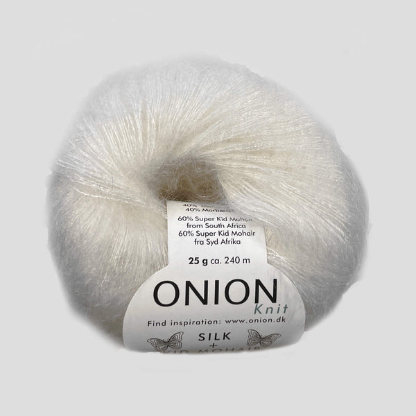 Onion Garn I Silk+Kid Mohair - Garnforhandler af Onion garn Aarhus 