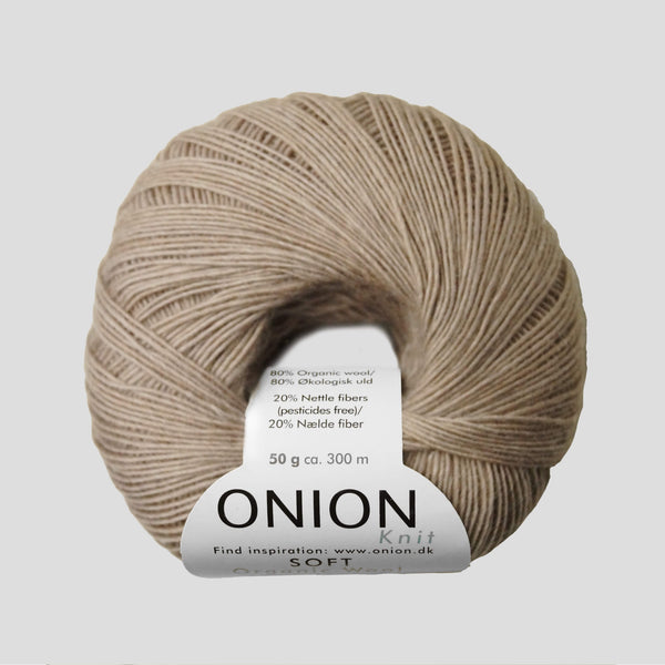Onion Garn I Soft Organic Wool + Nettles - Forhandler af Onion Aarhus